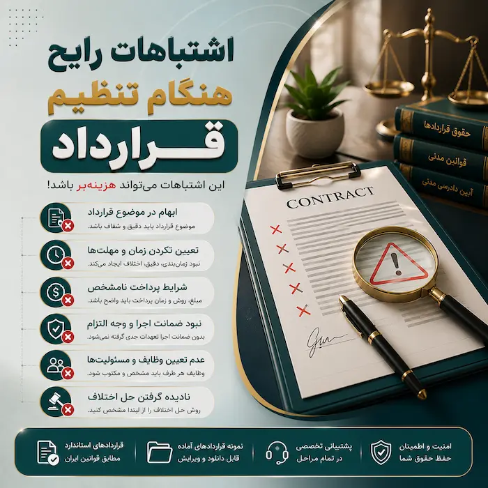 اشتباهات در قرارداد